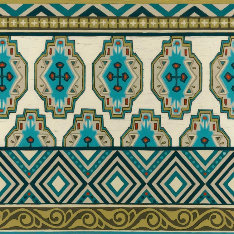 Picture of TURQUOISE TEXTILE IV