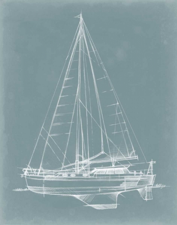 Picture of YACHT SKETCHES I
