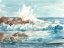 Picture of COASTAL WATERCOLOR I