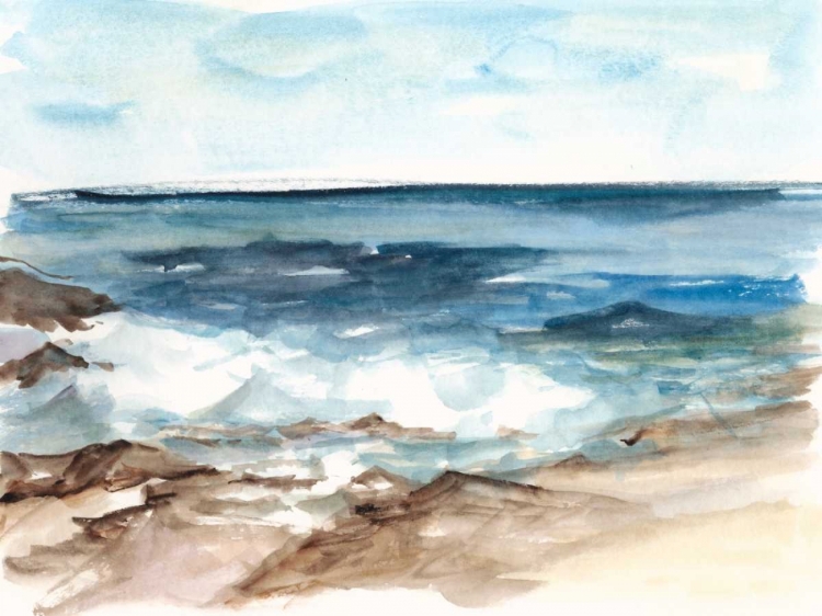 Picture of COASTAL WATERCOLOR V