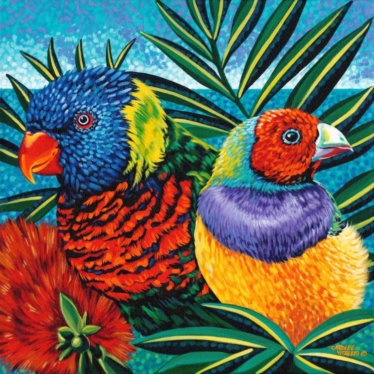 Picture of BIRDS IN PARADISE II