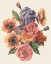Picture of STAINED GLASS POSY I