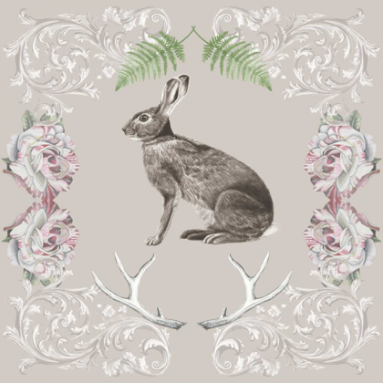 Picture of HARE AND ANTLERS I