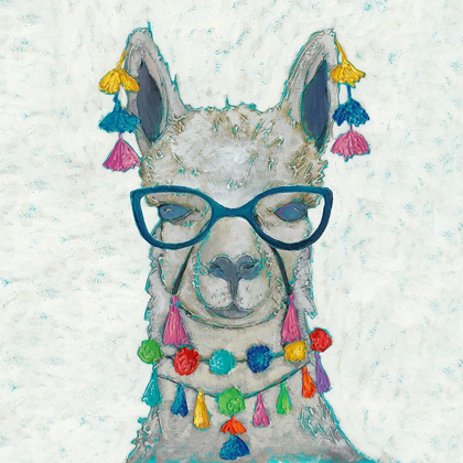 Picture of LLAMA LOVE WITH GLASSES II