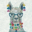 Picture of LLAMA LOVE WITH GLASSES II