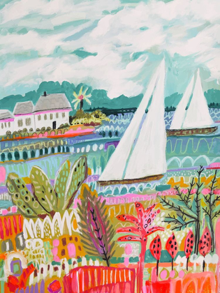 Picture of TWO SAILBOATS AND COTTAGE II