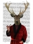 Picture of DEER IN SMOKING JACKET
