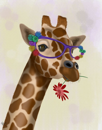 Picture of GIRAFFE AND FLOWER GLASSES 2