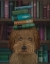 Picture of LABRADOODLE, BROWN, AND BOOKS