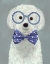 Picture of BICHON FRISE WITH GLASSES AND BOW TIE