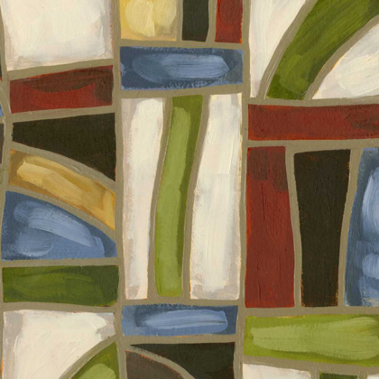 Picture of STAINED GLASS ABSTRACTION II