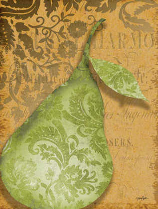 Picture of GREEN PEAR DAMASK