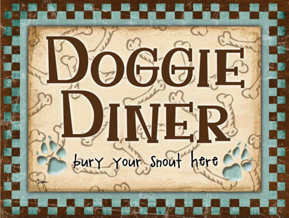 Picture of DOGGIE DINER BLUE