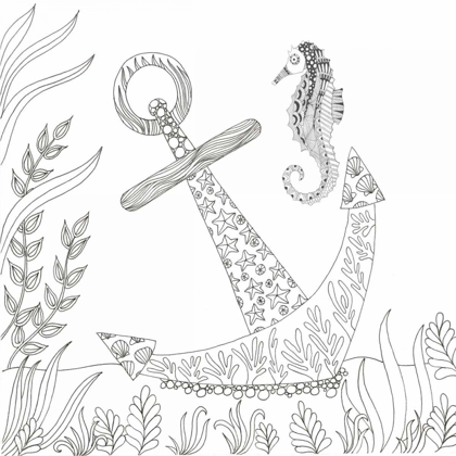 Picture of ANCHORED SEAHORSE