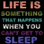 Picture of LIFE IS SOMETHING BLK