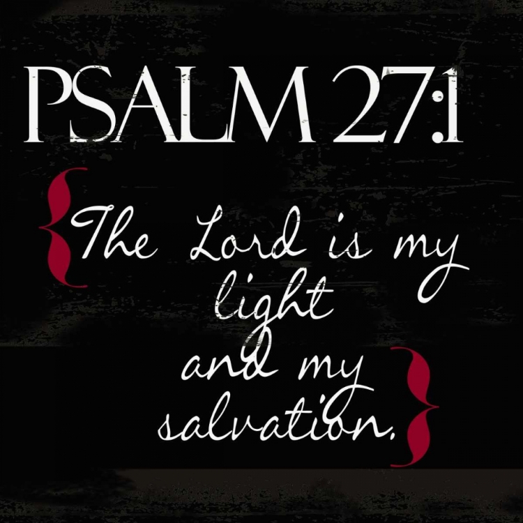 Picture of PSALM 27-1WHITE