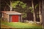 Picture of COUNTRY RED DOOR SHACK VINTAGE