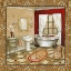 Picture of LEOPARD FLORENTINE BATH II