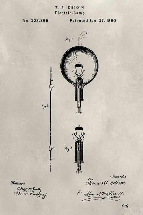 Picture of PATENT--LIGHT BULB