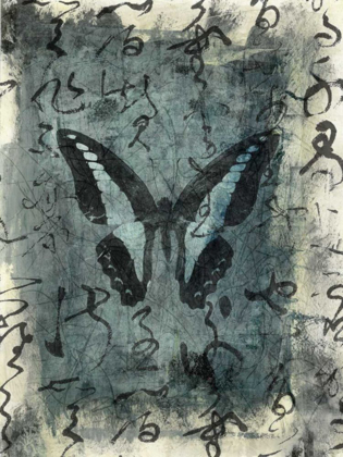 Picture of BUTTERFLY CALLIGRAPHY IV