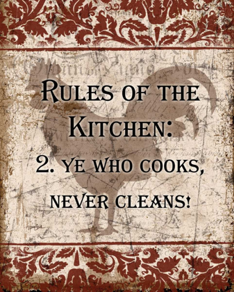 Picture of RULES OF KITCHEN 2