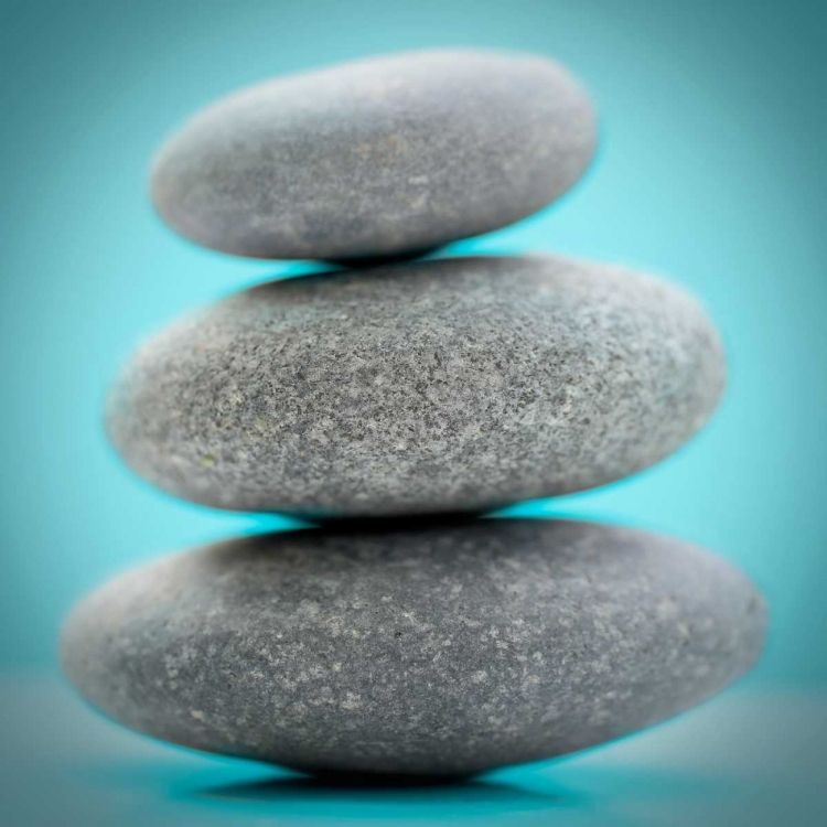 Picture of STACKING STONES 1 TEAL