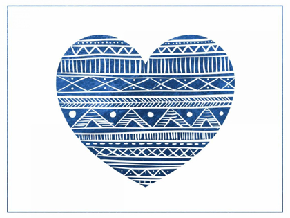 Picture of INDIGO TRIBAL HEART