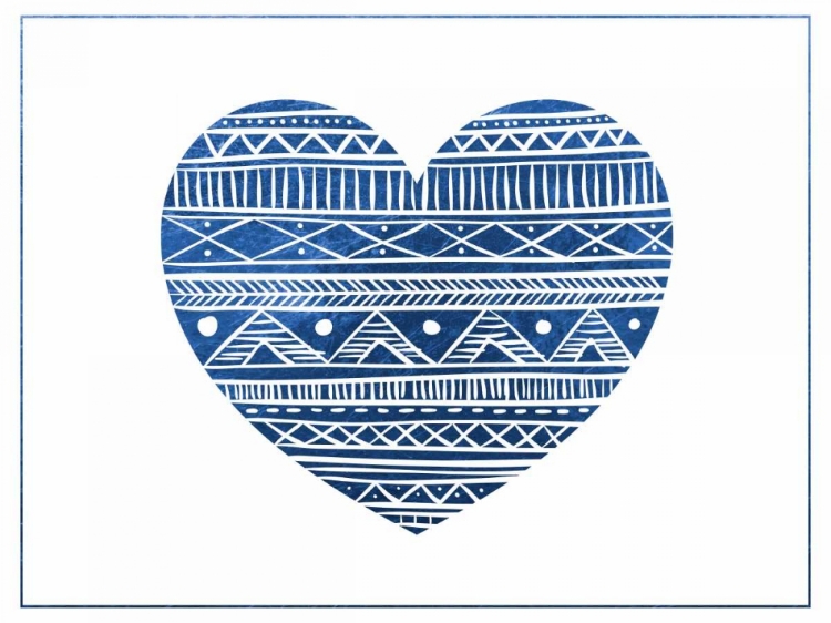 Picture of INDIGO TRIBAL HEART