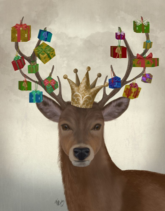 Picture of CHRISTMAS GIFT BEARING DEER