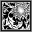 Picture of PRINTED GRAPHIC FLORAL MOTIF II 