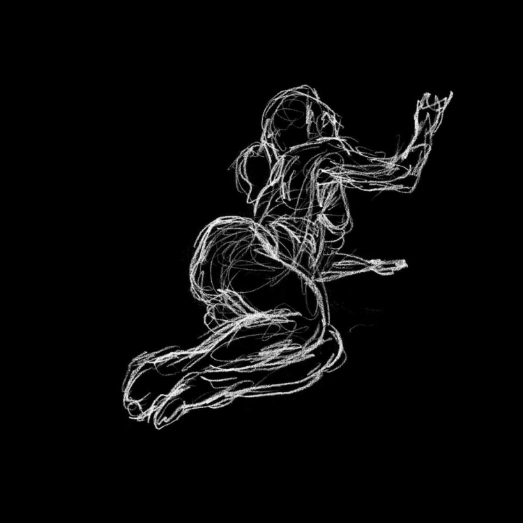 Picture of FIGURE STUDY ON BLACK IV