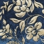 Picture of INDIGO AND CREAM BROCADE I