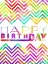Picture of HAPPY BIRTHDAY CHEVRON