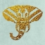 Picture of DUSTY AQUA ELEPHANT 2