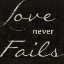 Picture of LOVE NEVER FAILS F