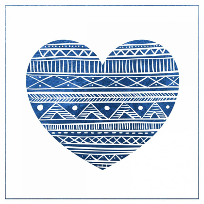 Picture of INDIGO TRIBAL HEART 1