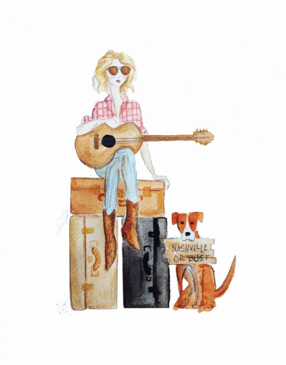 Picture of NASHVILLE TRAVEL ILLO