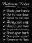Picture of BATHROOM RULES