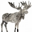 Picture of WOOD MOOSE WHITE