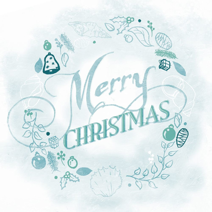 Picture of COASTAL CHRISTMAS WREATH BLUE