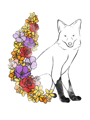 Picture of FLOWER FOX