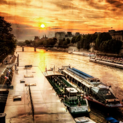 Picture of RIVER SEINE AT SUNSET I