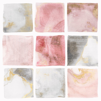Picture of BLUSH SQUARES II 