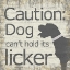 Picture of CAUTION DOG