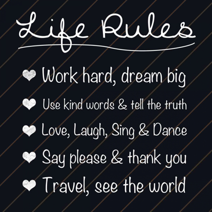 Picture of LIFE RULES