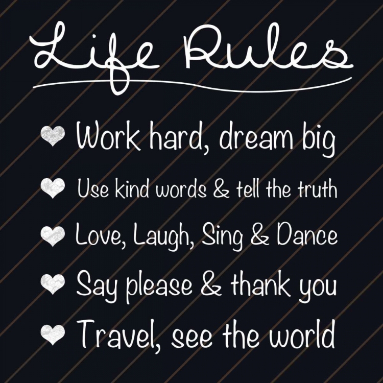 Picture of LIFE RULES