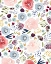 Picture of FLORAL 1 PINK RED BLUE