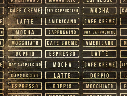 Picture of COFFEE LIST