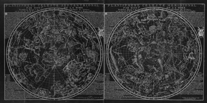 Picture of PLANISPHERE CELESTE BW