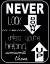 Picture of NEVER LOOK DOWN